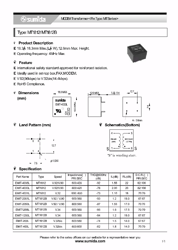 MT1812_4116980.PDF Datasheet