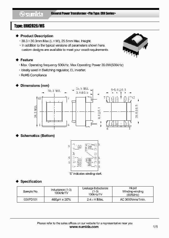 ERH2826MS_4136457.PDF Datasheet