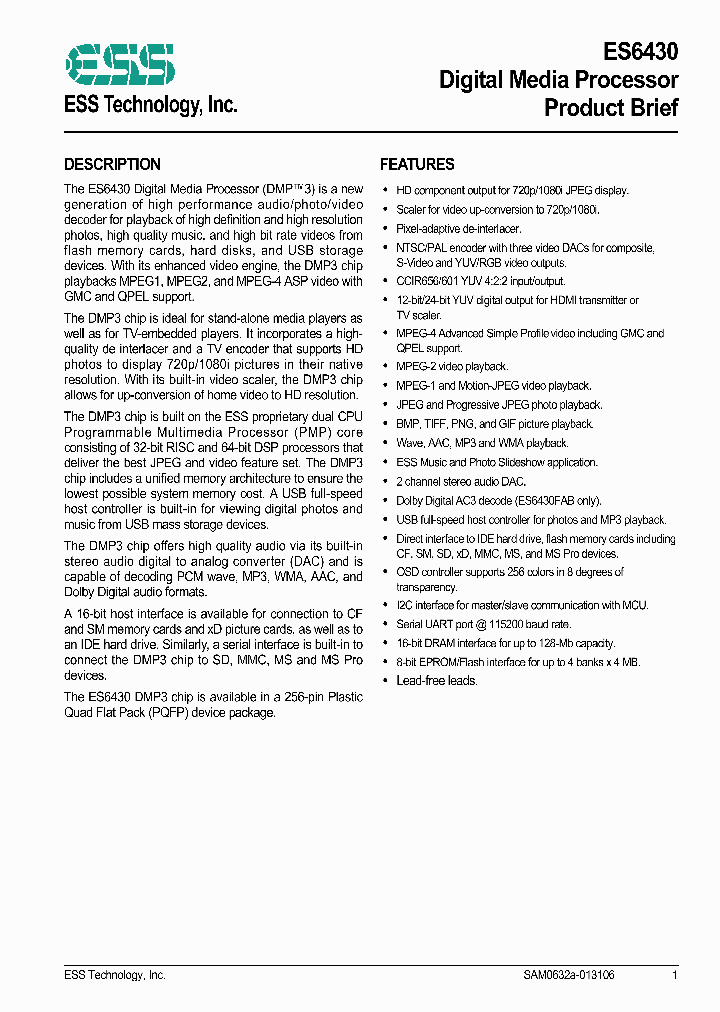 ES6430FAA_4127928.PDF Datasheet