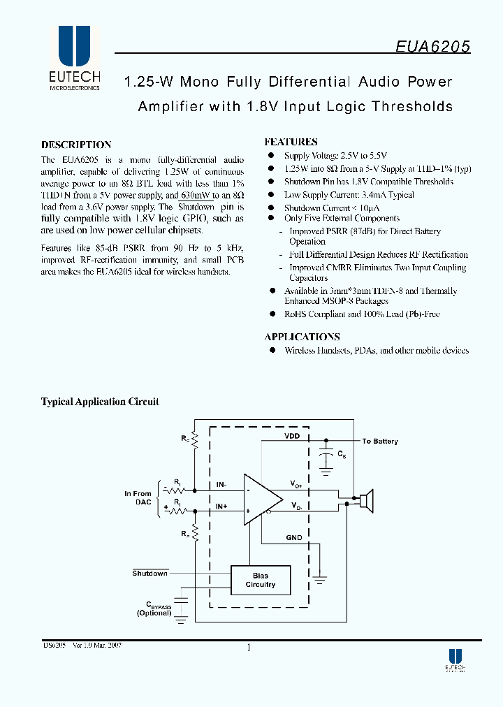 EUA6205MIR1_4129161.PDF Datasheet