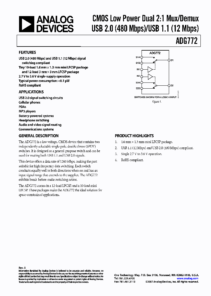 EVAL-ADG772EBZ_4162968.PDF Datasheet