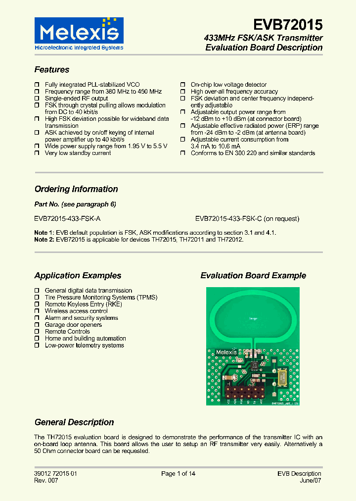 EVB72015-433-FSK-A_4142172.PDF Datasheet