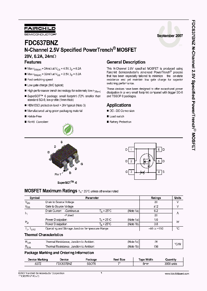 FDC637BNZ_4131670.PDF Datasheet