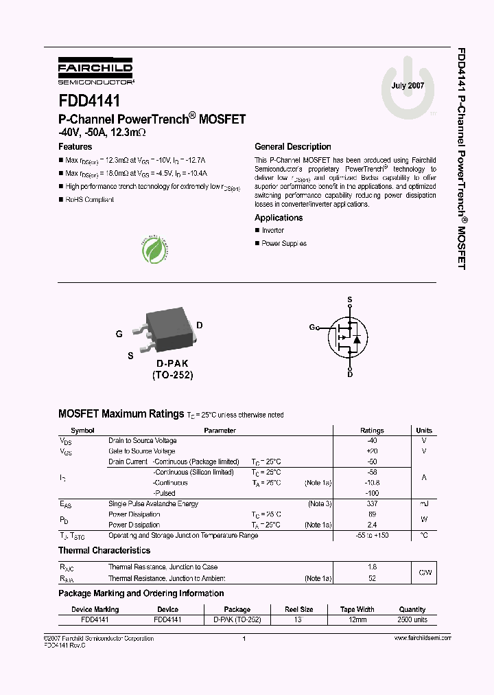 FDD4141_4115363.PDF Datasheet
