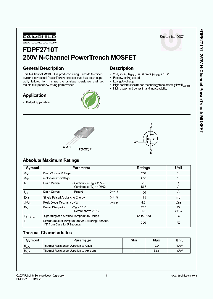 FDPF2710T_4125281.PDF Datasheet
