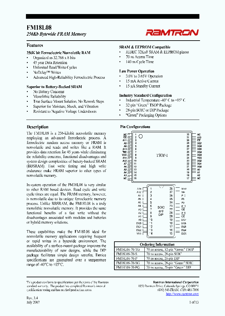 FM18L08-70-P_4102792.PDF Datasheet