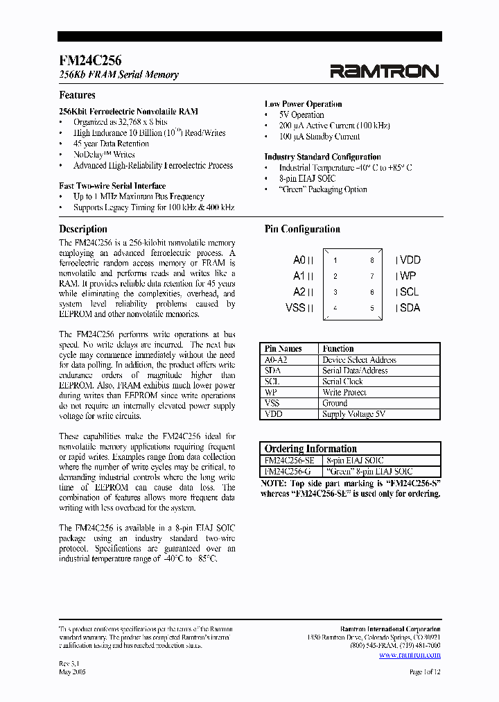 FM24C256-G_4115522.PDF Datasheet