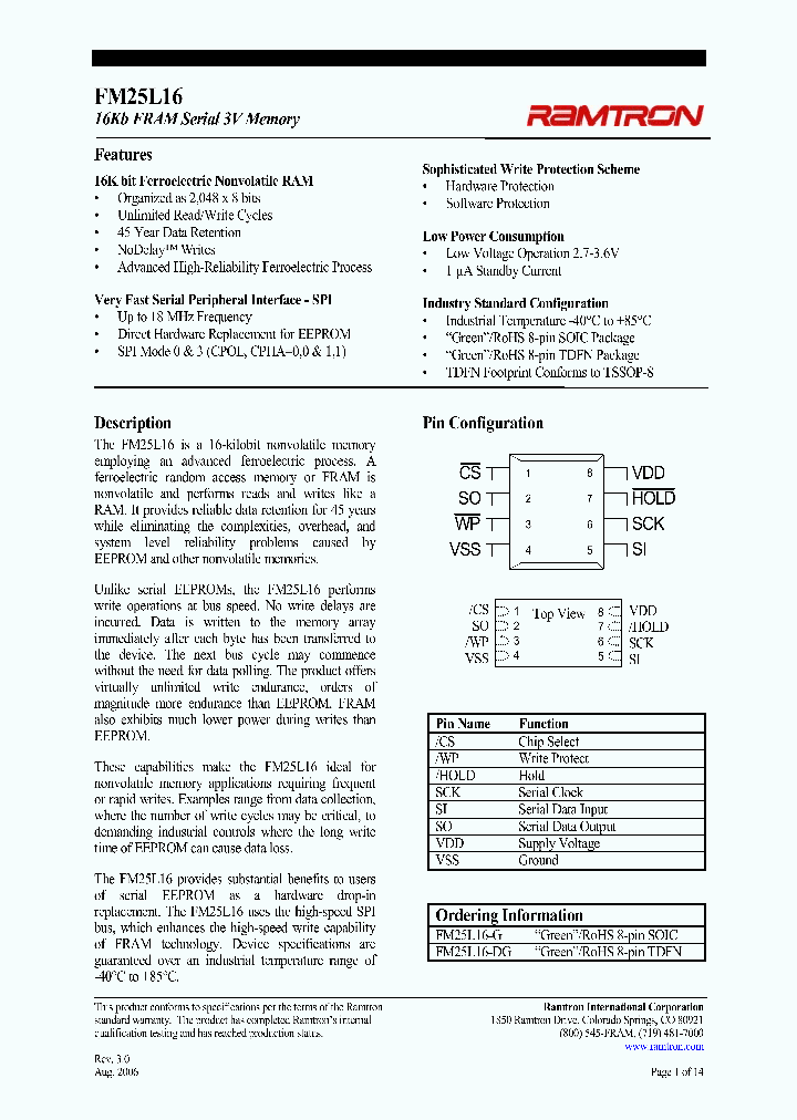 FM25L16_4113101.PDF Datasheet