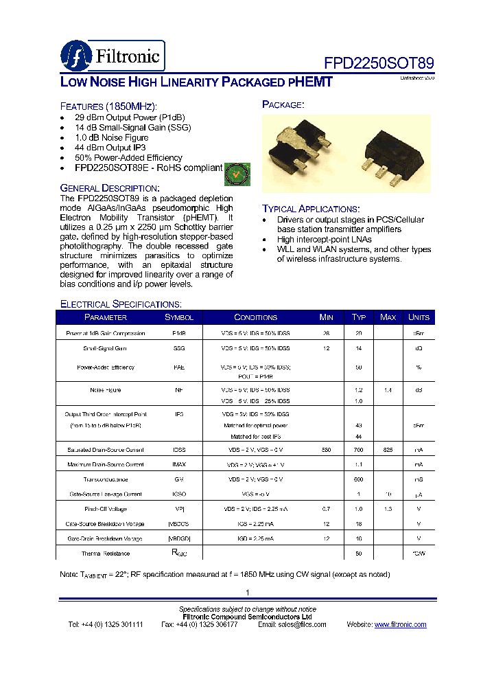 FPD2250SOT89CE_4141686.PDF Datasheet