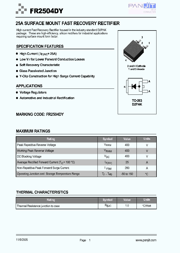 FR2504DYTR_4120671.PDF Datasheet