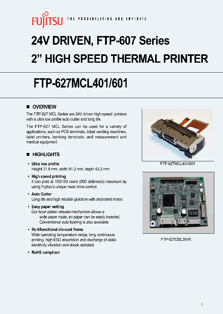 FTP-627MCL601_4127921.PDF Datasheet