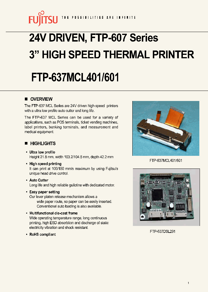 FTP-637MCL601_4127919.PDF Datasheet