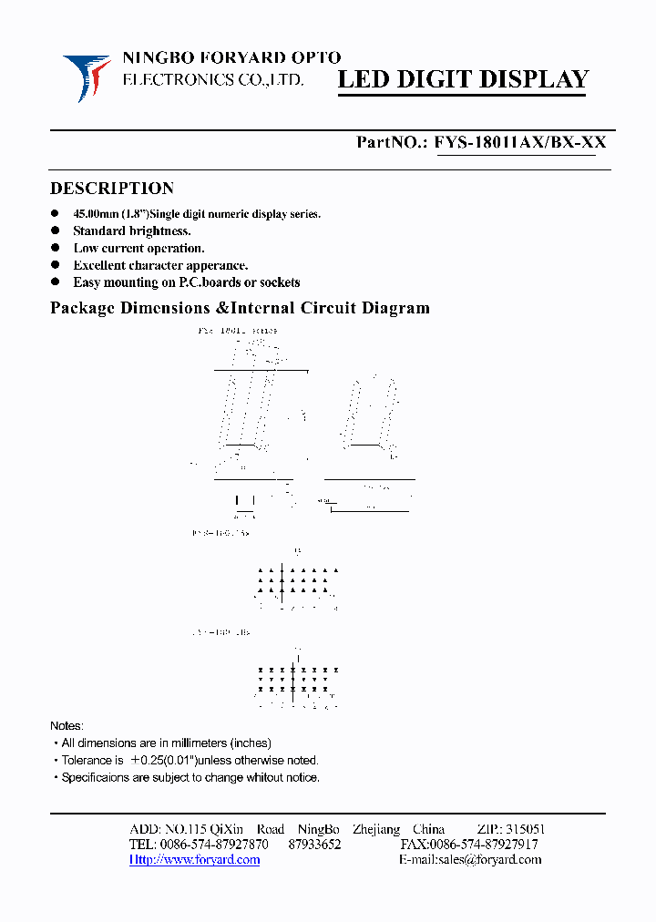 FYS-18011BX_4141306.PDF Datasheet