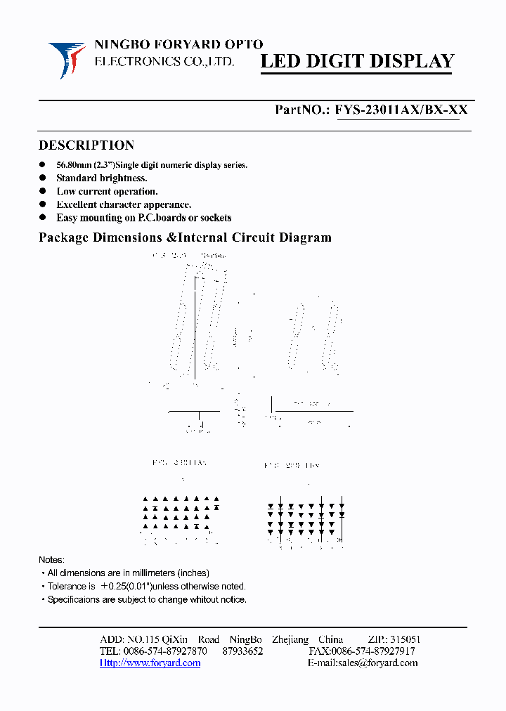 FYS-23011BX_4141219.PDF Datasheet