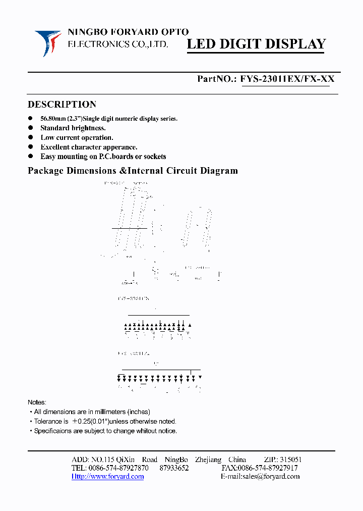 FYS-23011FX_4141204.PDF Datasheet