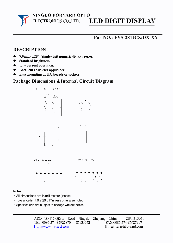 FYS-2811DX-0_4140836.PDF Datasheet