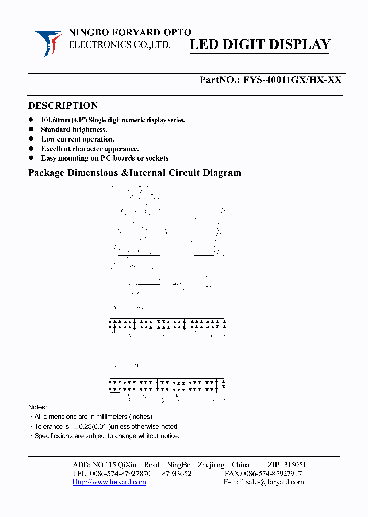 FYS-40011GX-0_4140752.PDF Datasheet