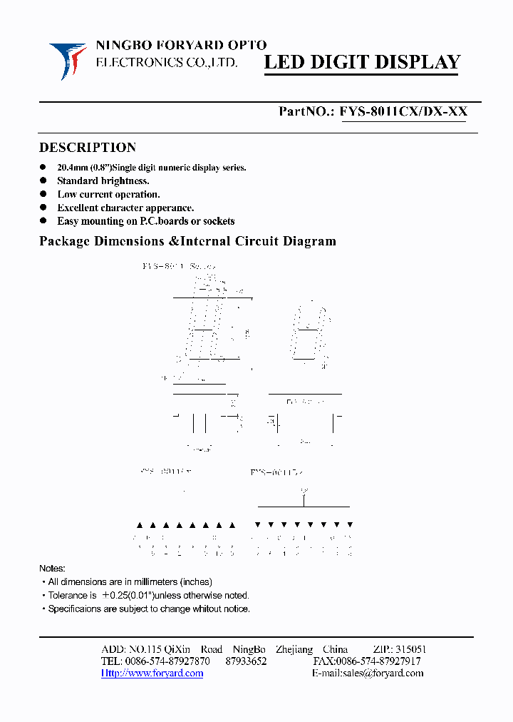 FYS-8011DX_4139171.PDF Datasheet