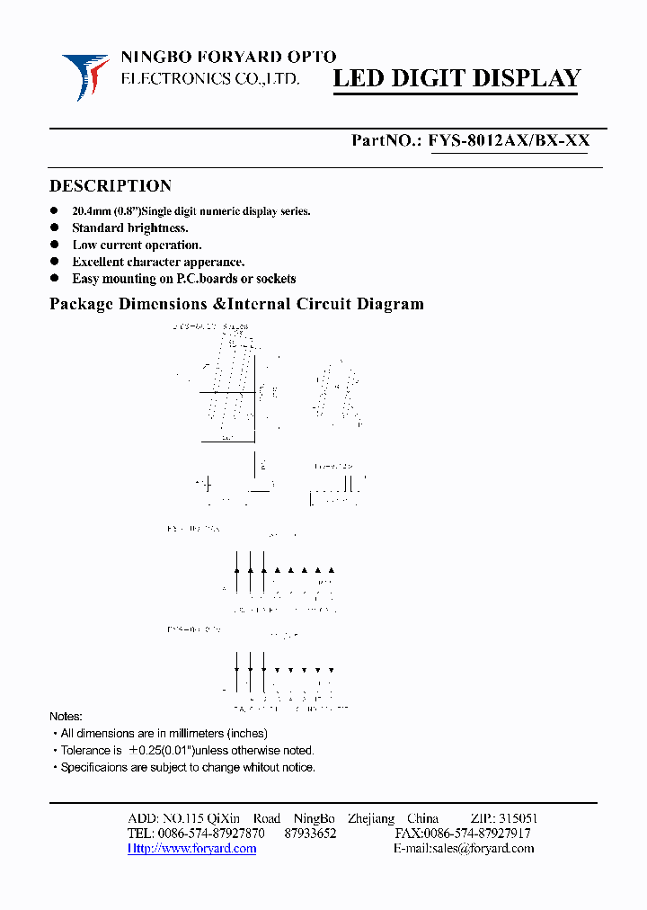 FYS-8012BX_4139141.PDF Datasheet