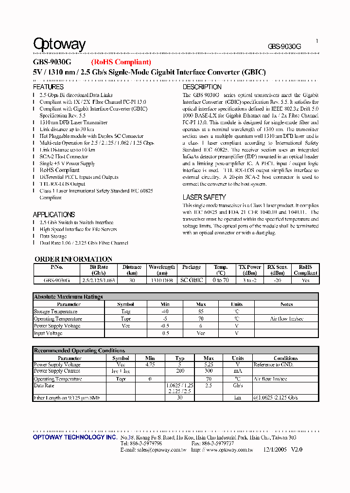 GBS-9030G_4118676.PDF Datasheet