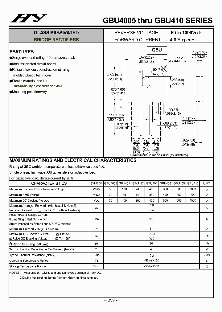 GBU410_4160479.PDF Datasheet