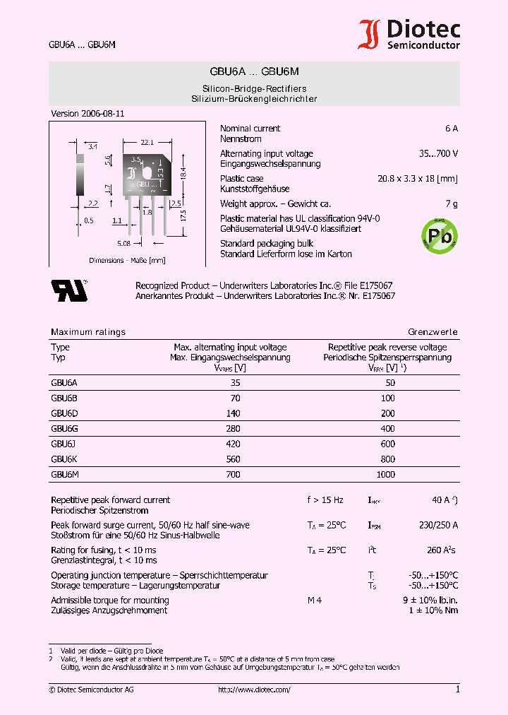 GBU6A07_4120655.PDF Datasheet