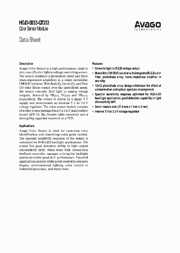 HDJD-S833-QT333_4112718.PDF Datasheet