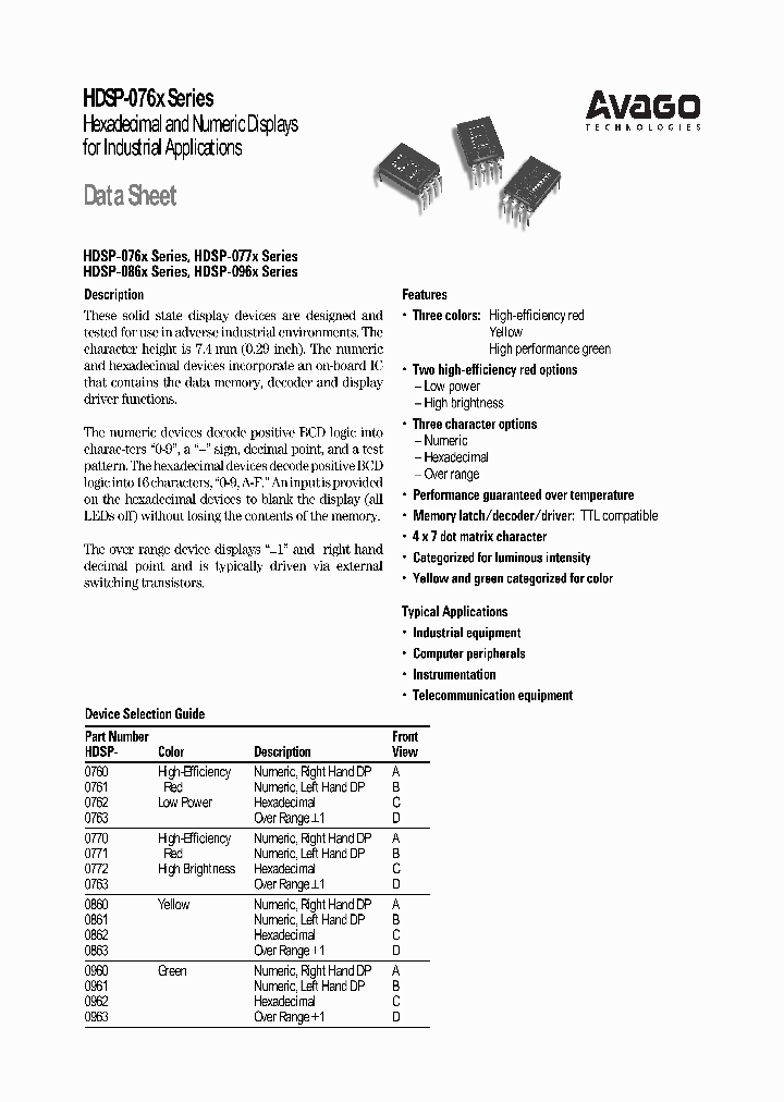 HDSP-0760_4110585.PDF Datasheet