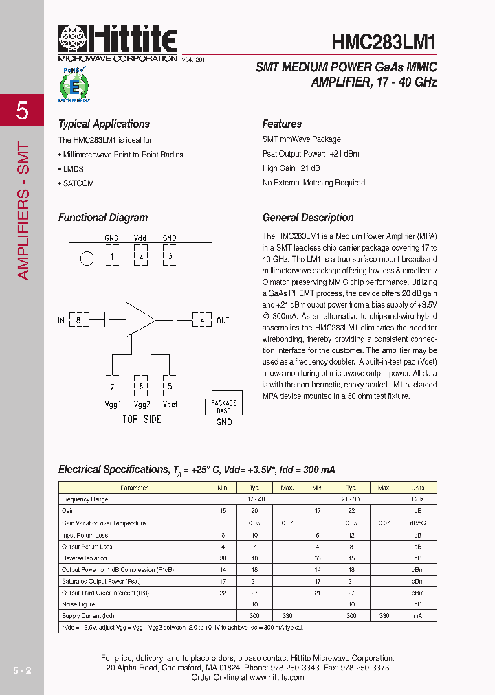 HMC283LM106_4138650.PDF Datasheet