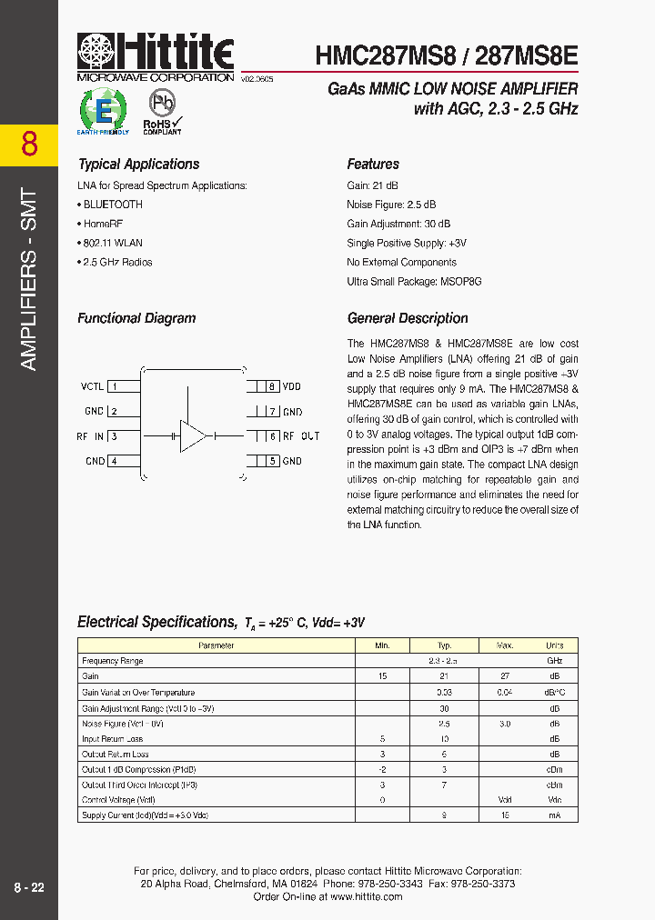 HMC287MS805_4138645.PDF Datasheet