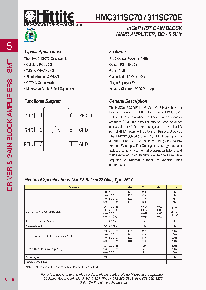 HMC311SC70_4154433.PDF Datasheet