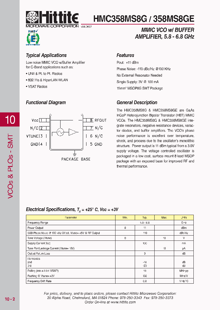 HMC358MS8G07_4138537.PDF Datasheet