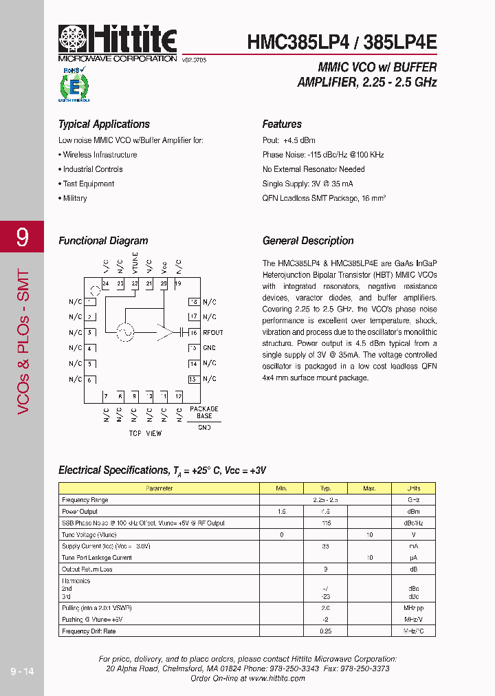 HMC385LP406_4138395.PDF Datasheet