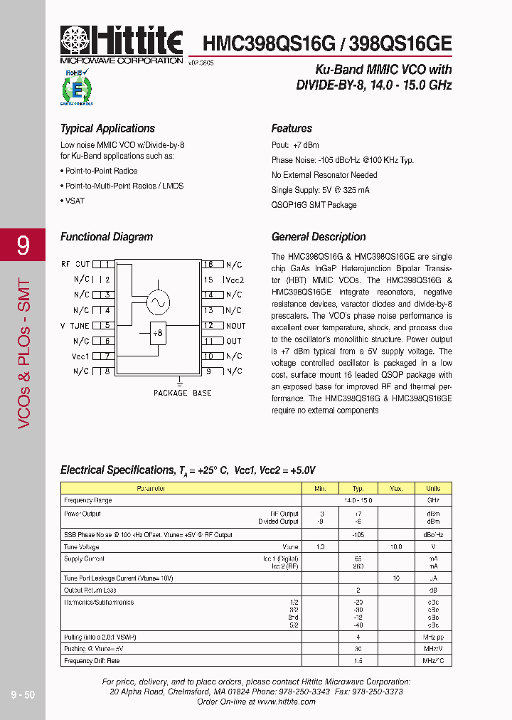 HMC398QS16G06_4138385.PDF Datasheet
