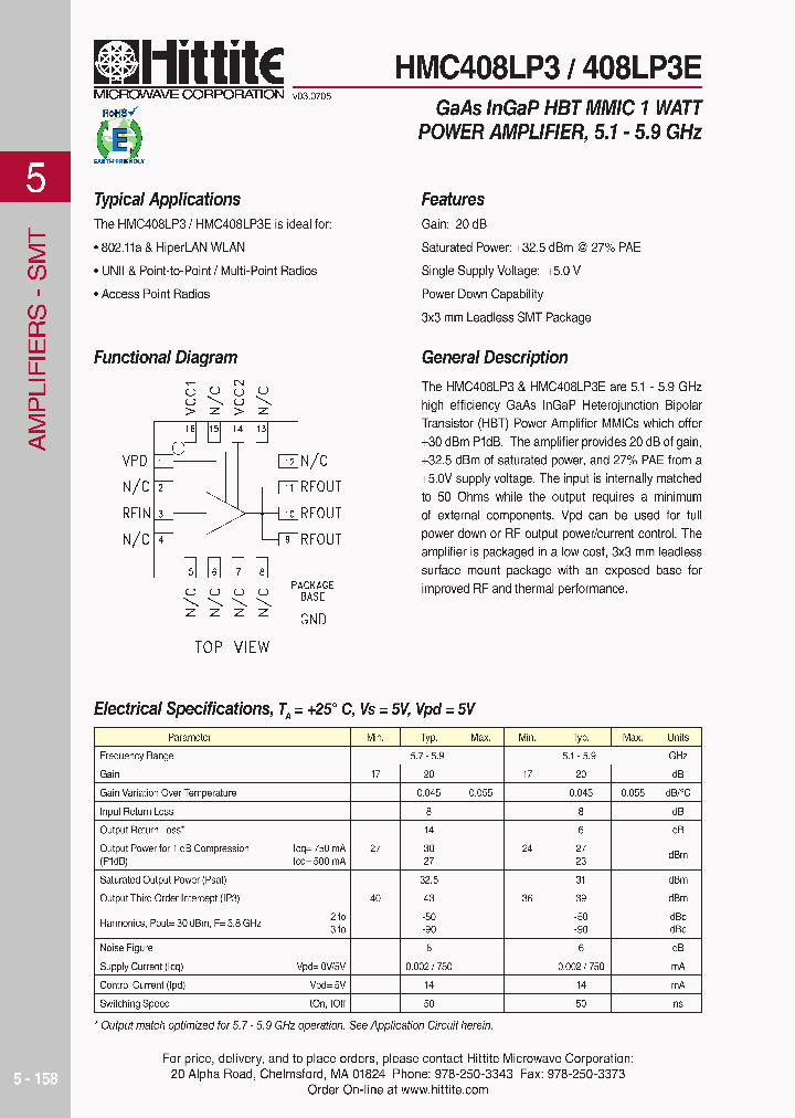HMC408LP306_4138378.PDF Datasheet
