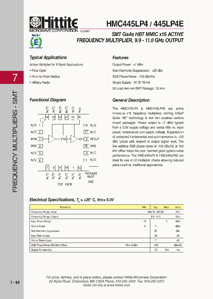 HMC445LP407_4138362.PDF Datasheet