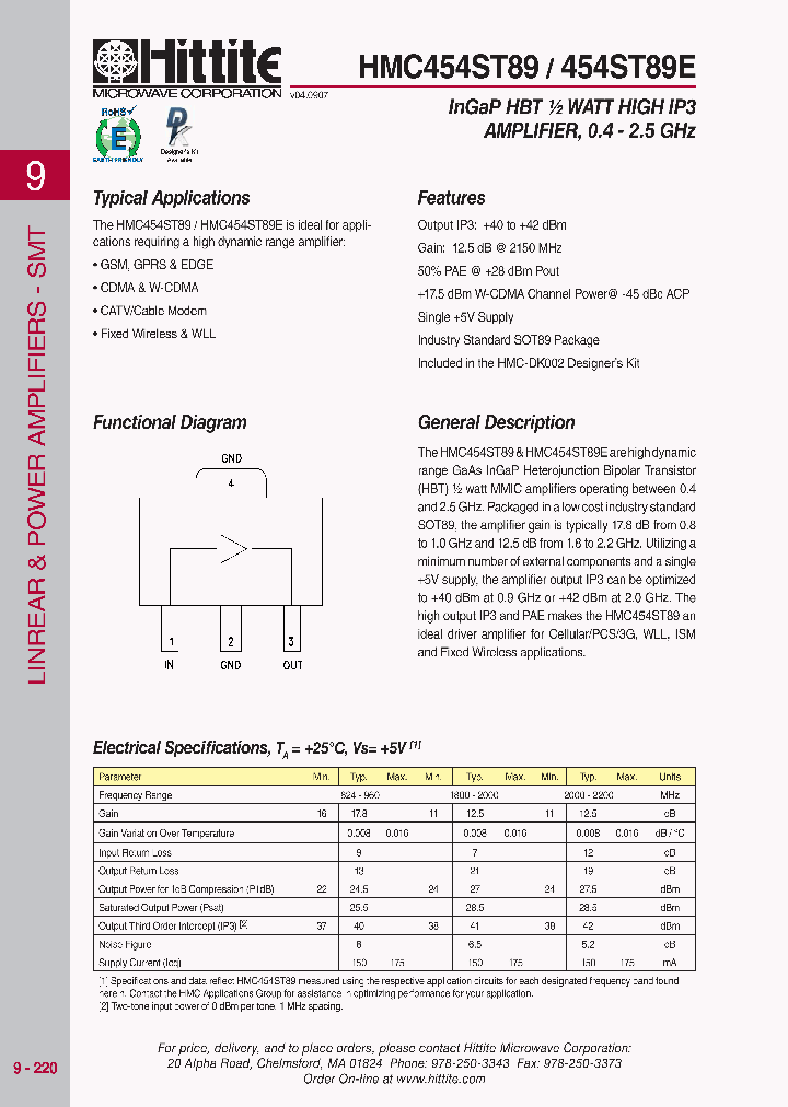 HMC454ST8907_4115935.PDF Datasheet