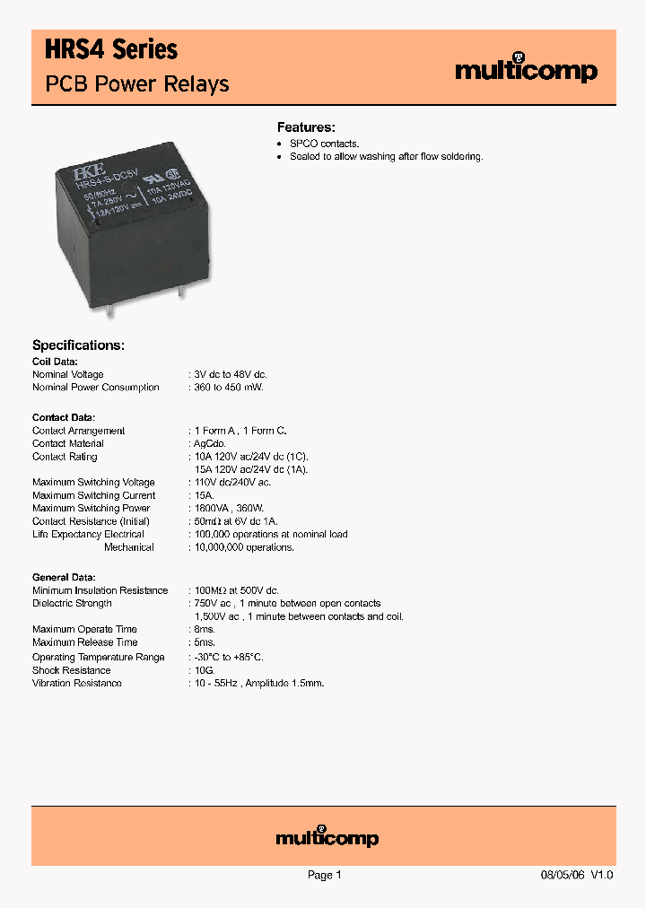 HRS4-SDC24V_4158937.PDF Datasheet