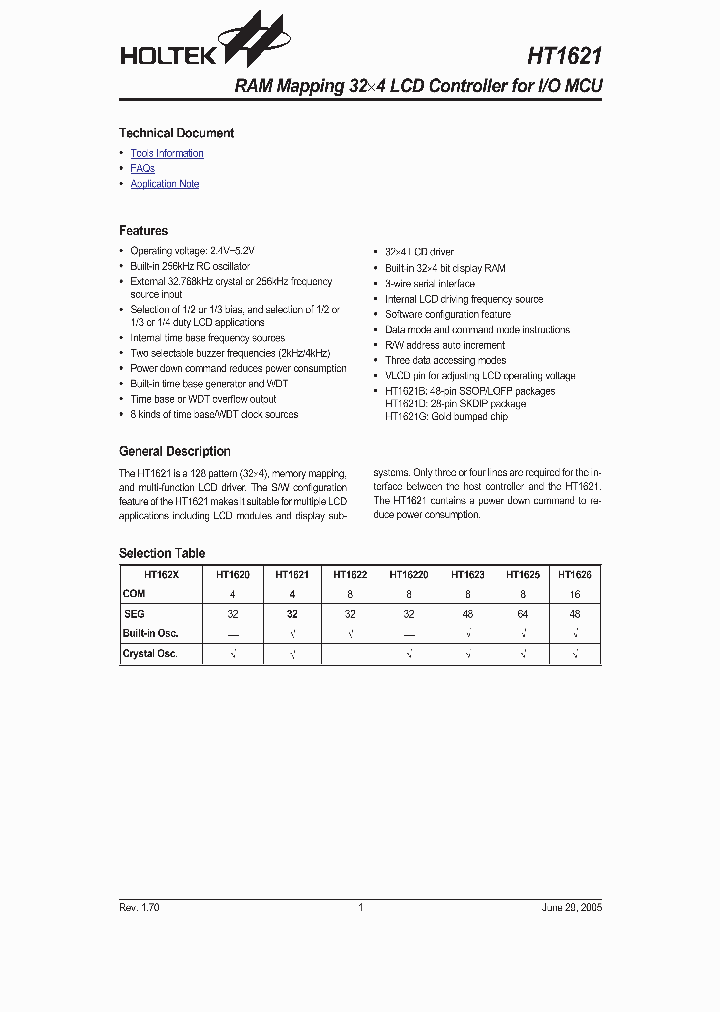 HT162105_4103986.PDF Datasheet