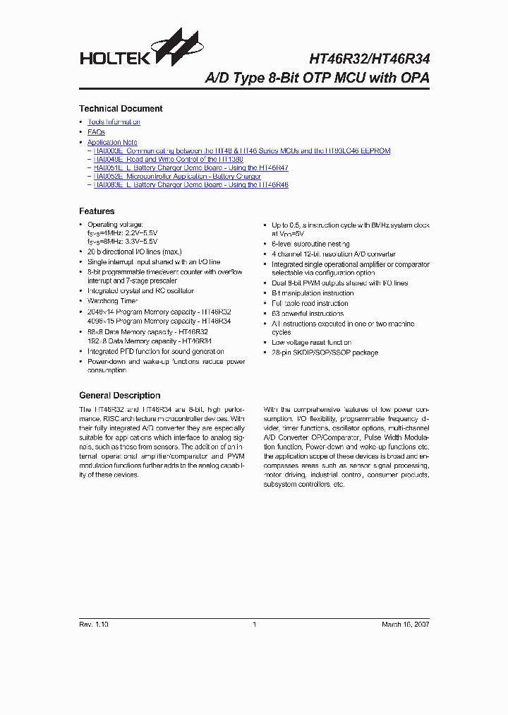 HT46R34_4101319.PDF Datasheet