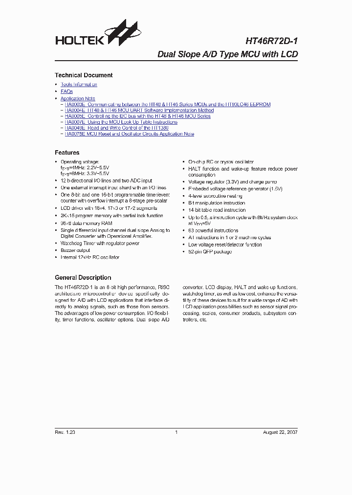 HT46R72D-1_4123896.PDF Datasheet