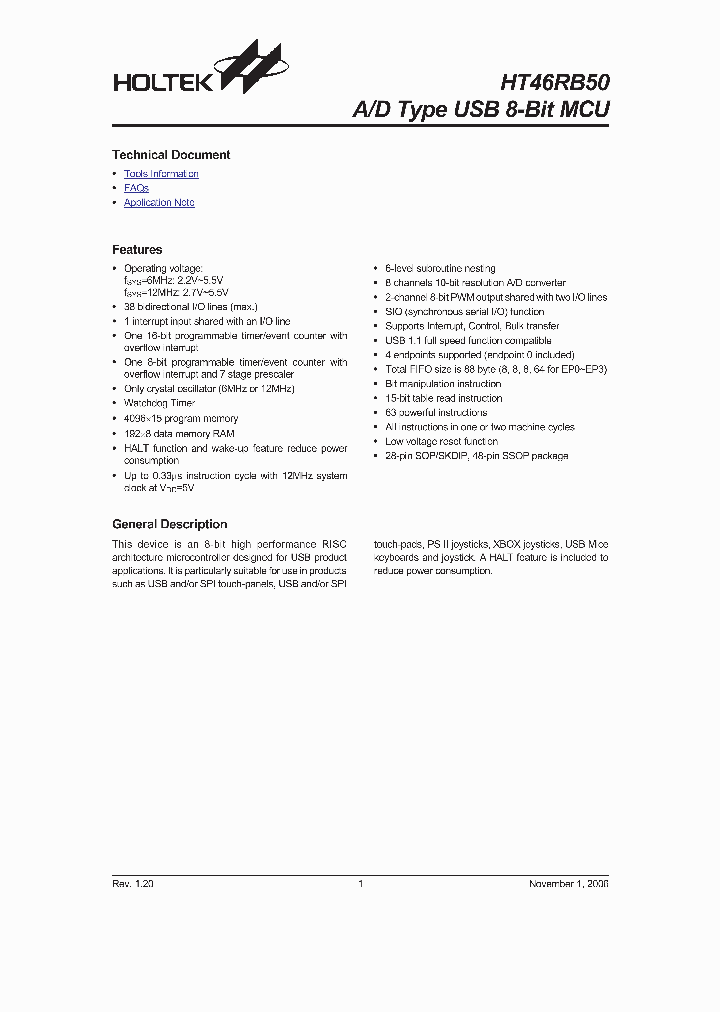 HT46RB5006_4123894.PDF Datasheet
