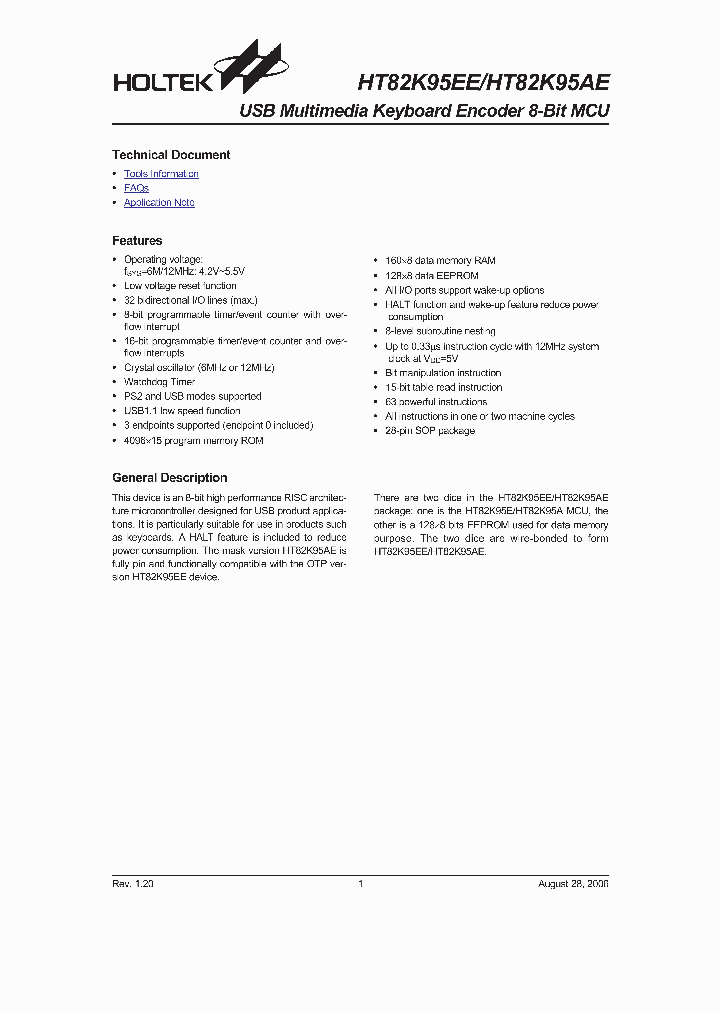 HT82K95AE_4102867.PDF Datasheet