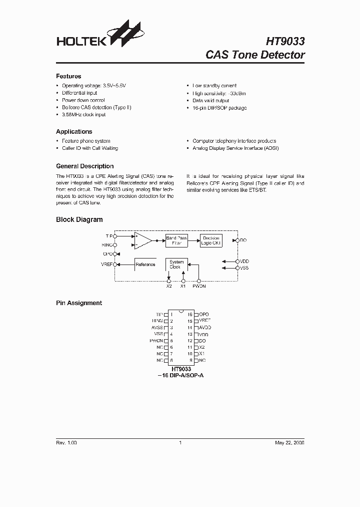 HT9033_4111474.PDF Datasheet