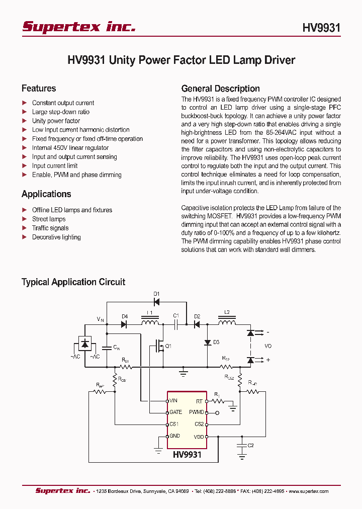 HV9931LG-G_4101780.PDF Datasheet