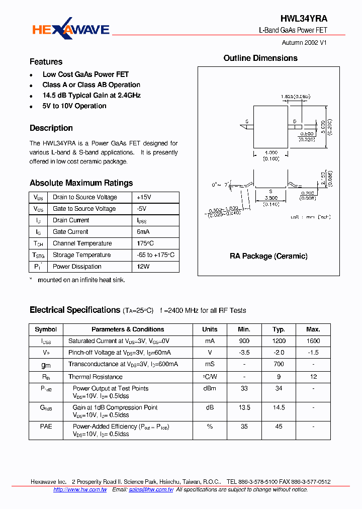 HWL34YRA_4140507.PDF Datasheet