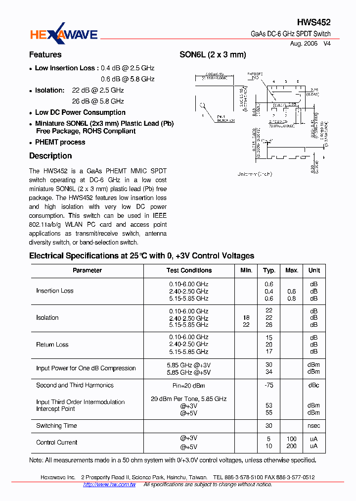 HWS452_4140195.PDF Datasheet