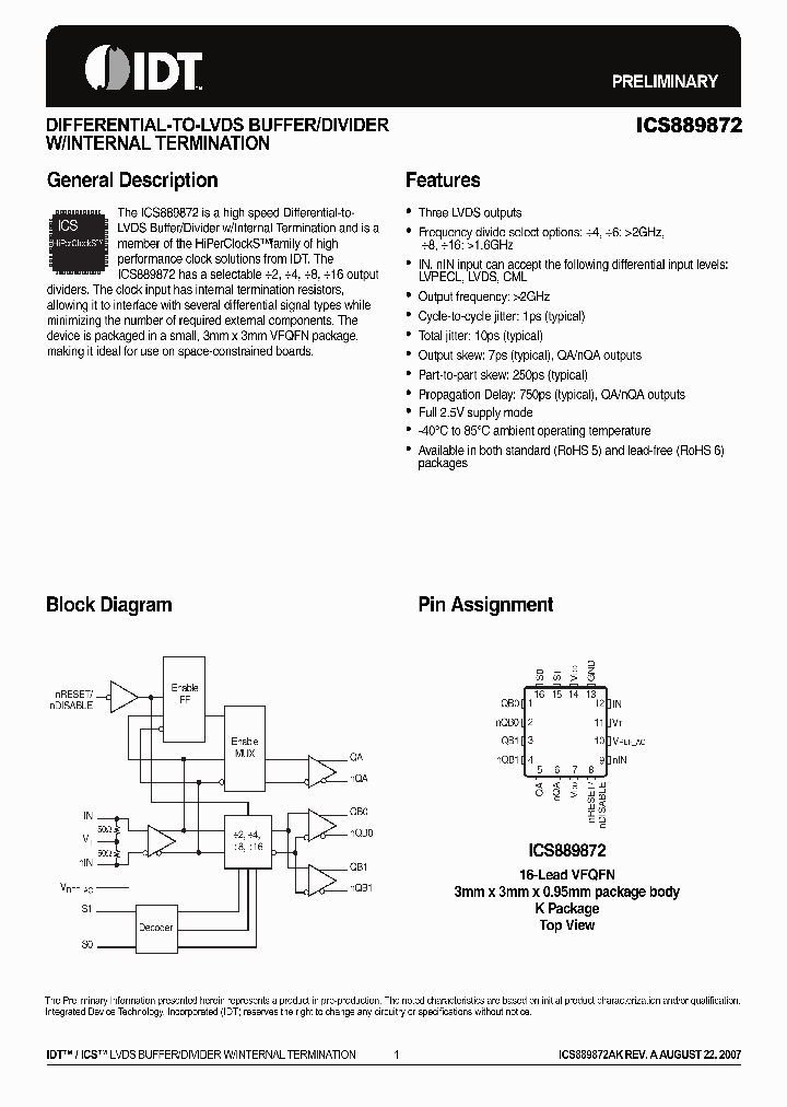 ICS889872_4116762.PDF Datasheet