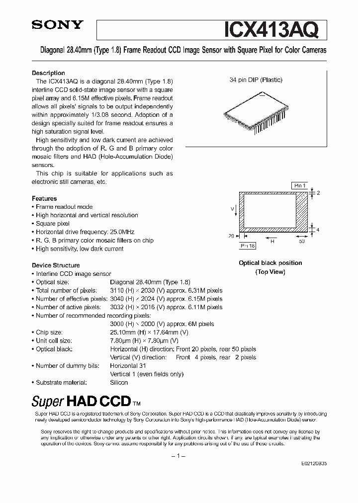 ICX413AQ_4144666.PDF Datasheet