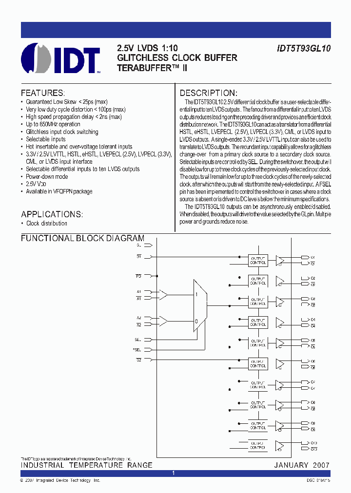 IDT5T93GL10NLGI_4154026.PDF Datasheet